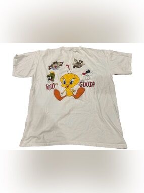 VTG Looney Tunes Tweety Bird Puerto Vallarta Mexico T Shirt XL 90s Rare